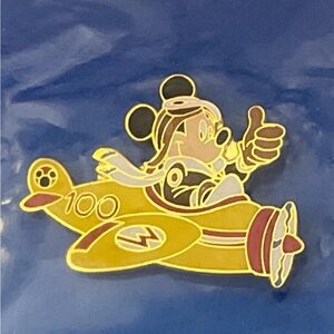 NIB Vintage Disney Travel Co. Pin with Mickey in Yellow & Red Car